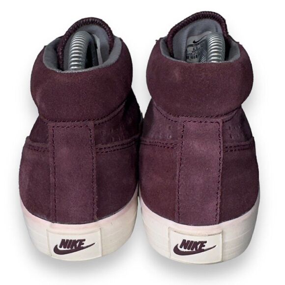 Nike Go Chukka Suede Mid Casual Shoes Burgundy 487335-600 Men's 7.5 Women's 9 - Picture 5 of 12